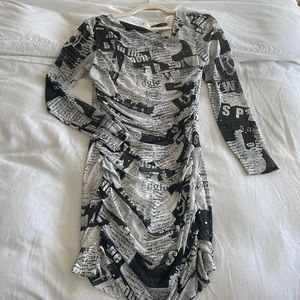 Zara printed dress